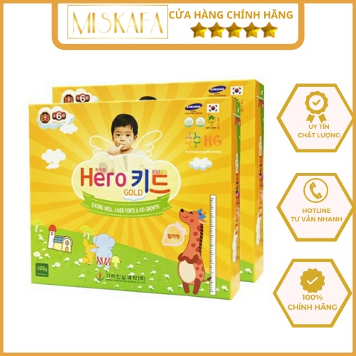 HERO KID GOLD, Siro ăn ngon cho bé giúp Hỗ trợ cải thiện biếng ăn, tăng cường sức khỏe , tăng chiều cao _Chính hãng