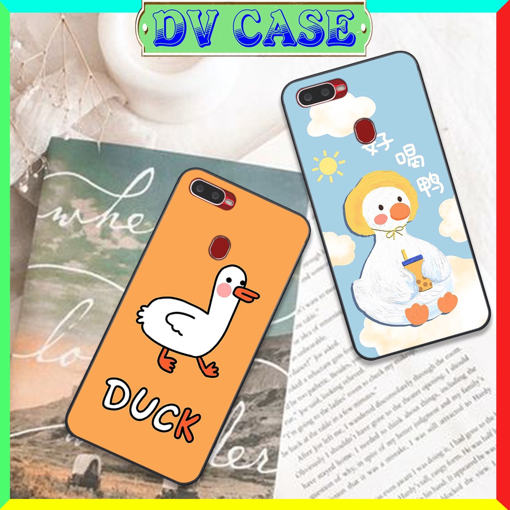 🔥 HÀNG NEW 🔥 Ốp Oppo A5S - Oppo A7 - Oppo F9 - Oppo A12 In Hình Vịt siêu cute đẹp