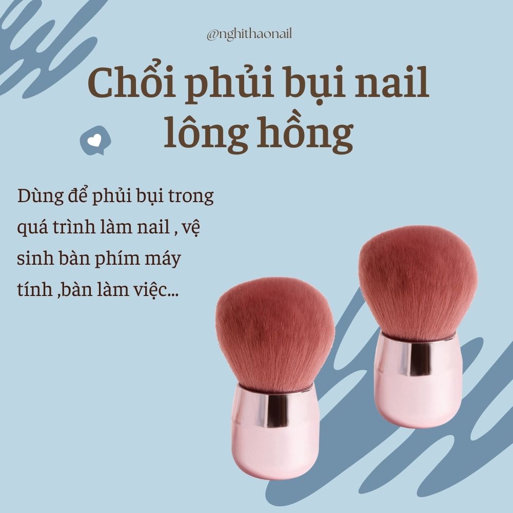 Chổi phủi bụi nail lông hồng