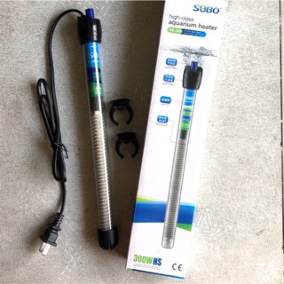 Sưởi hồ cá Sobo thuỷ tinh 300W (Hàng Công Ty)