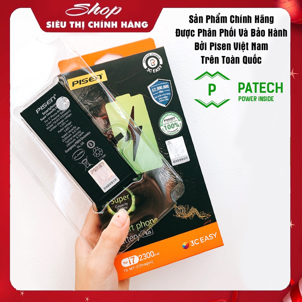 PIN PISEN DUNG LƯỢNG CAO FULL DÒNG TỪ 6 ĐẾN XSM - PATECH PHÂN PHỐI