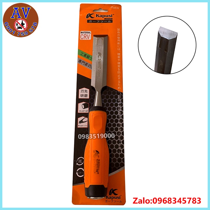 Bộ đục gỗ, khắc gỗ, tiện gỗ đa năng cầm tay 12-25mm Kapusi