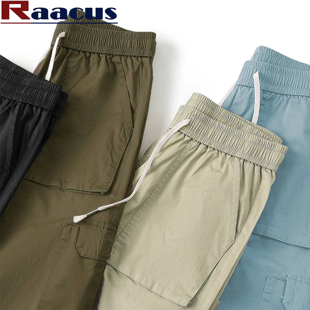 Quần jogger kaki nam túi hộp thời trang hot trend nhiều màu vải thoải mái êm chính hãng Raacus - Q095