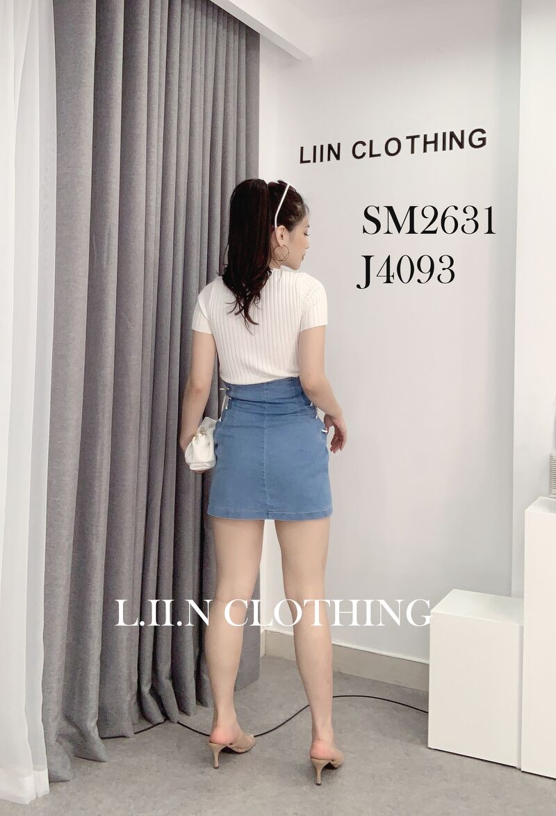 Áo thun nữ Linbi màu trắng, cộc tay, chất liệu thun cao cấp co giãn trẻ trung Liin clothing SM2631