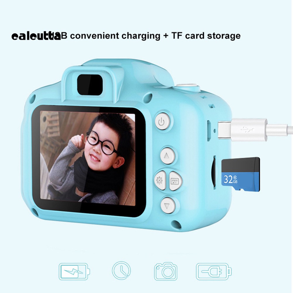 ✡YYW✡Mini Children LCD 2inch HD Digital Camera Video Photo Recorder Kids Toy Gift