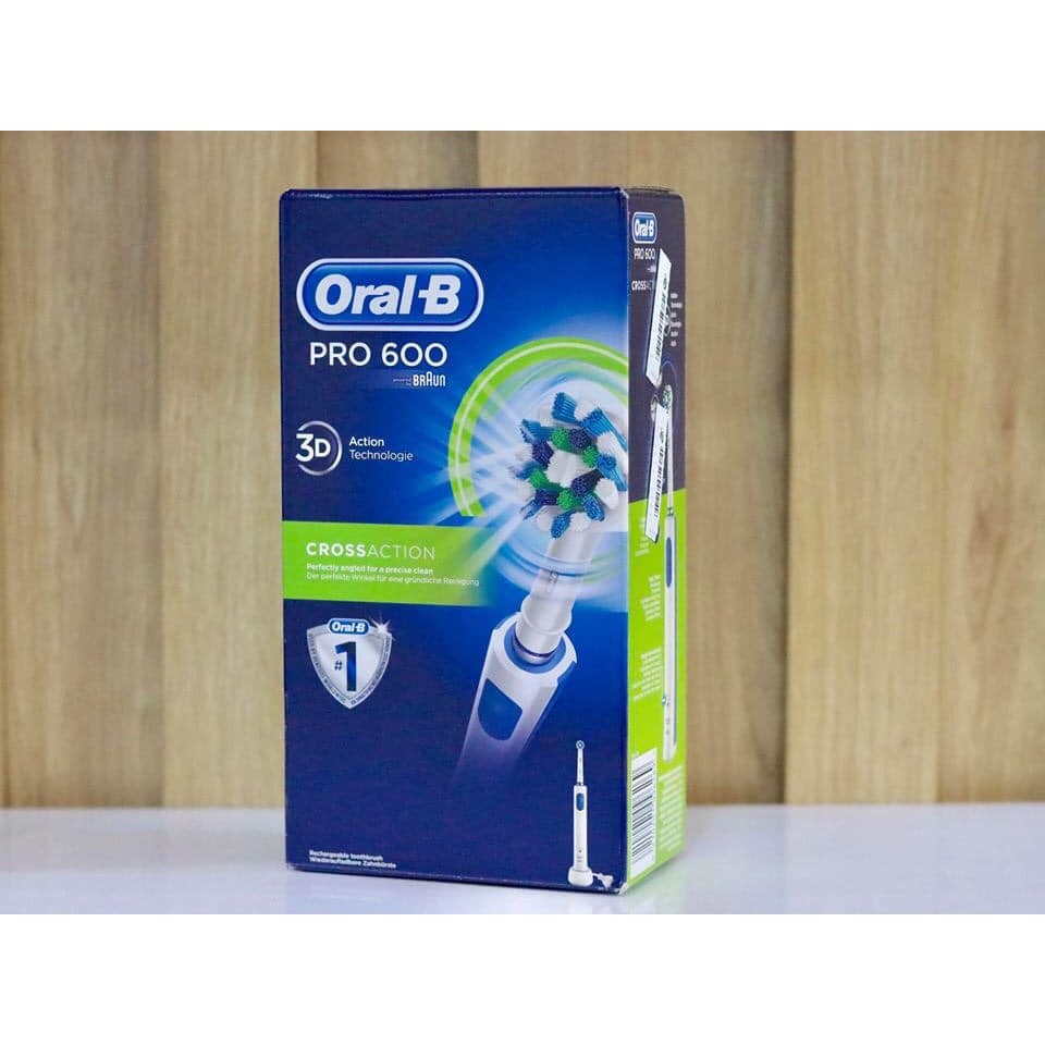 BÀN CHẢI ĐIỆN ORAL-B PRO 600 BILL ĐỨC