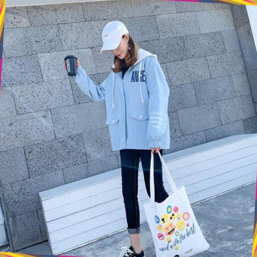Áo Ulzzang dù 2 lớp nữ M731