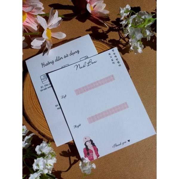 thẻ nail box, bìa nail box, tag nail box, bìa đựng móng tay