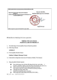 Kem masager LinDsay hàn quốc