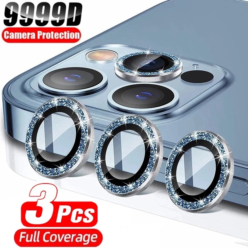 1 Bộ 2 / 3 Vòng ốp bảo vệ camera iPhone 15 Pro Max 14 13 12 11 Pro Max 14 plus 2022 Kính Cường Lực Có Vòng Kim Loại Sang Trọng bảo vệ camera Cho iPhone 14 13 11 Pro Max 12 ProMax 12 11 Mini 14plus