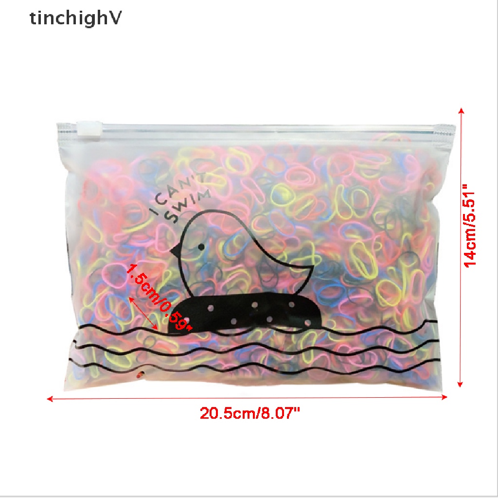 Dây Buộc Tóc Co Giãn Nhiều Màu Sắc 1000 Cái Cho Bé Gái