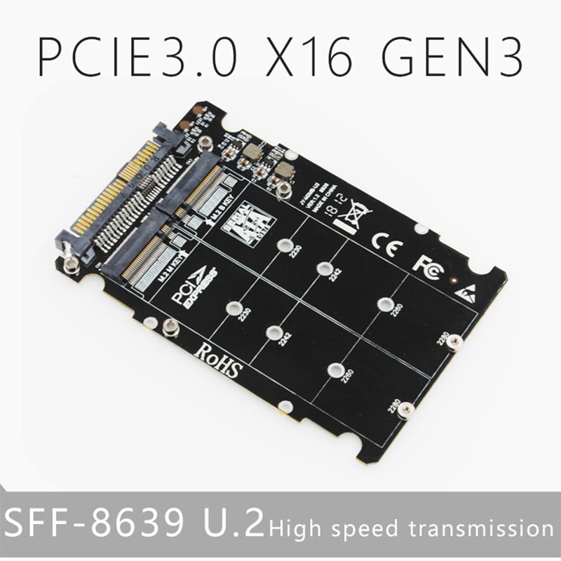 Thẻ Chuyển Đổi Jeyi U2Pcb U2 Pci-Express 3.0 4x X16 Sang U2 Sff-8639 Nvme Pcie Ssd Pci-E Sang U.2 M.2 Ngff 2.5 'To Pci-E X16 | BigBuy360 - bigbuy360.vn