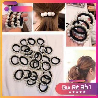 [ SIÊU KHUYẾN MẠI ] Combo 2 dây chun tóc hạt cờm sang chảnh.