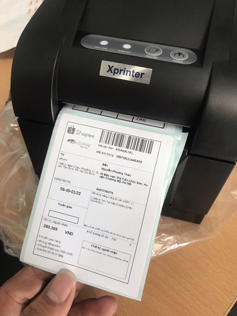 Giấy In Đơn Hàng Shopee - In Đơn Hàng TMĐT 76x100 x30m