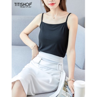 Camisole Mặc Vest Titishop AOL250 đen ( thun)