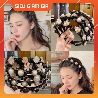Bờm Tóc Đính Hoa Có Kẹp Giữ Tóc Tạo Độ Phồng Siêu Xinh, Xược Tóc Hot Tiktok