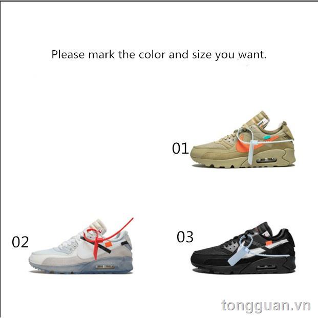 OFF-WHITE Túi Khí nike x Offwhite max 90 ofw aa7293-1003 Thời Trang Cao Cấp