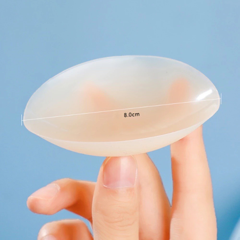 Miếng dán ngực silicon tự thân sinh nhiệt không keo an toàn cho da,dán ti siêu dính bảo vệ nhũ hoa