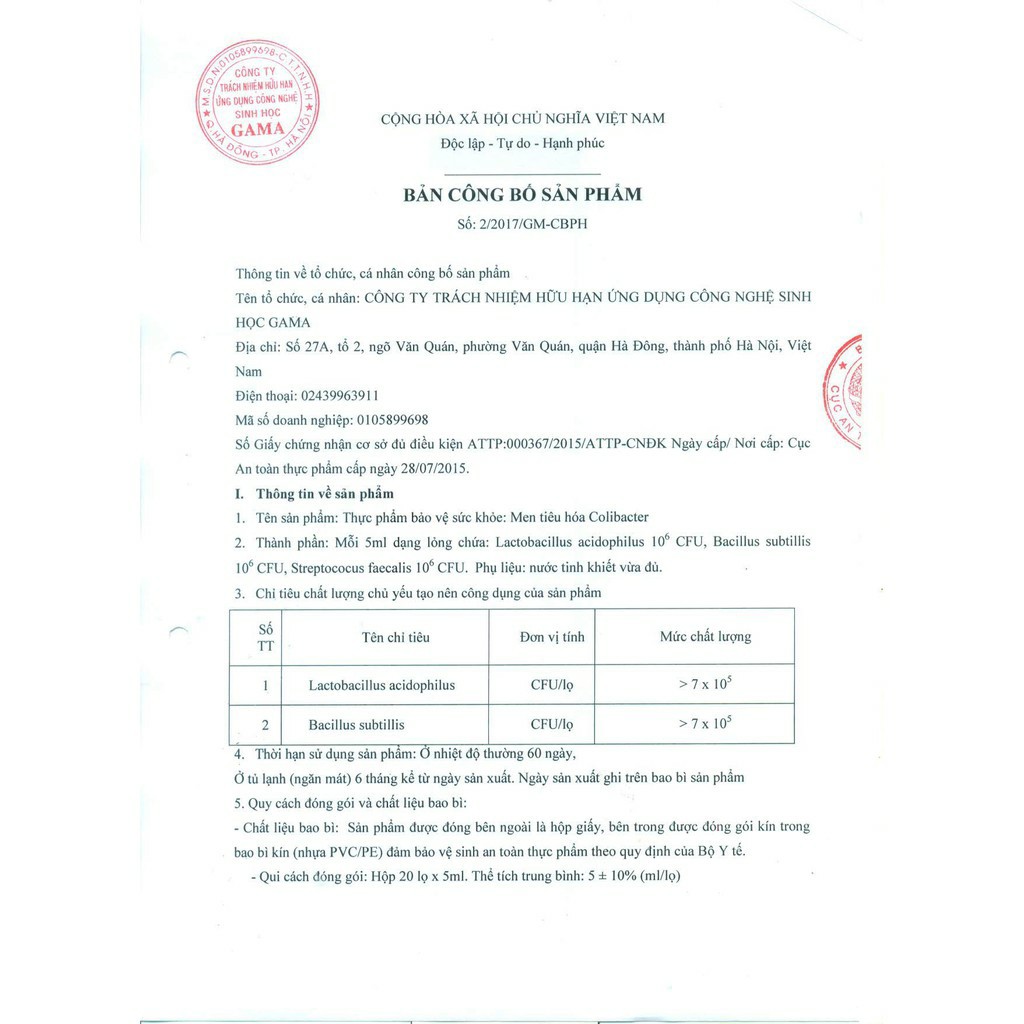 Men vi sinh Colibascter