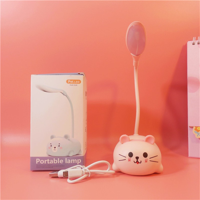 Đèn Led Để Bàn Cute Sạc Pin/Giao Ngẫu Nhiên