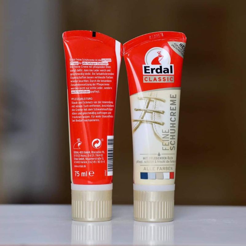 Hàng Đức Xi đánh không màu làm sáng, mới đồ da Erdal Classic