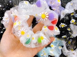 Hot hit !!!! Scrunchies voan hoa cúc