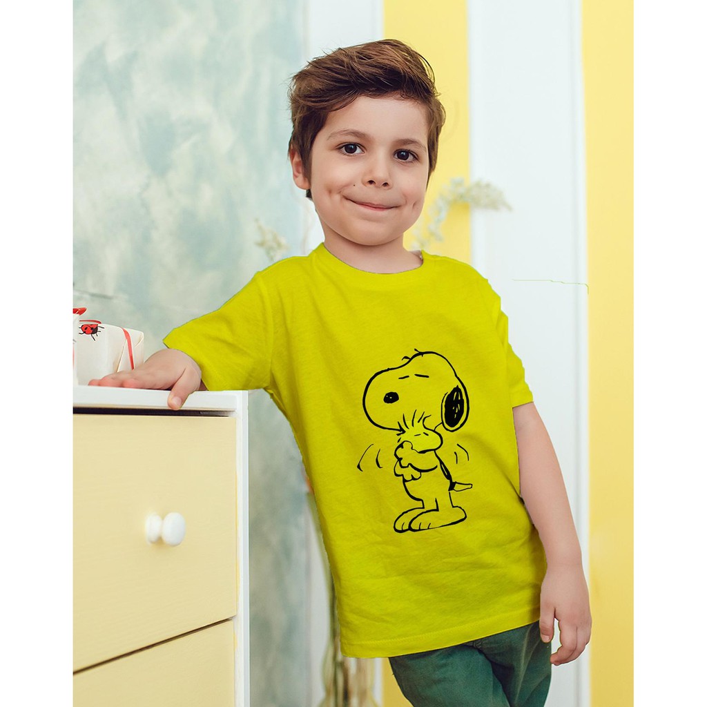 Áo thun Trẻ em in hình Snoopy ôm Windsor Cotton Thun - Dẽ Thương