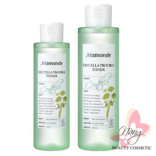 NƯỚC HOA HỒNG RAU MÁ MAMONDE CENTELLA TROUBLE TONER 250ml