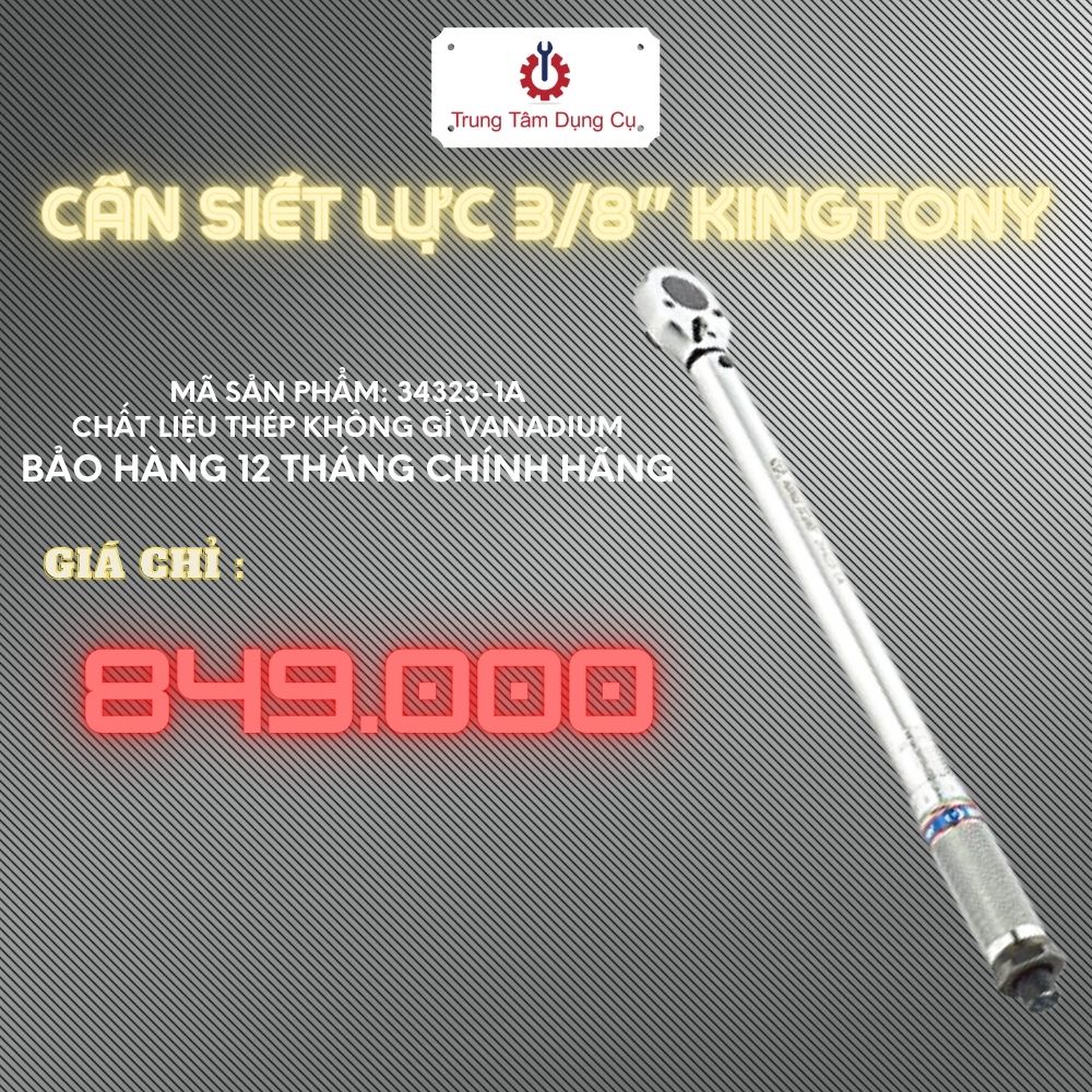 Cần siết lực 3/8&quot; Kingtony 34323-1A