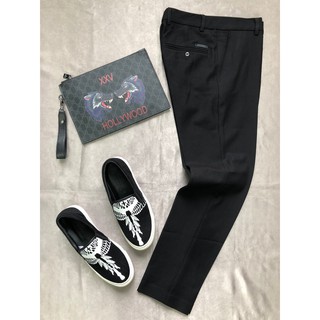 Quần Âu Nam Đen Trơn,Vải Không Xù