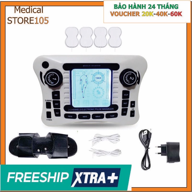 Máy Massage Xung Điện, Máy Xung Điện Vật Lý Trị Liệu, Massage Nhức Mỏi Đau Cơ SYK308B