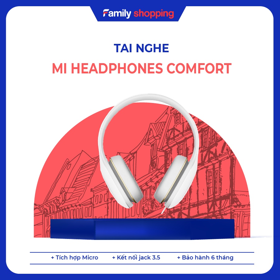 Tai nghe chụp tai Headphones Comfort Xiaomi ZBW4353TY