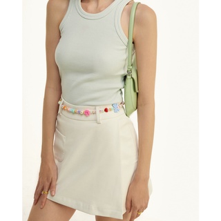 Áo thun Tanktop cổ tròn màu xanh mint - DEVONS STUDIO