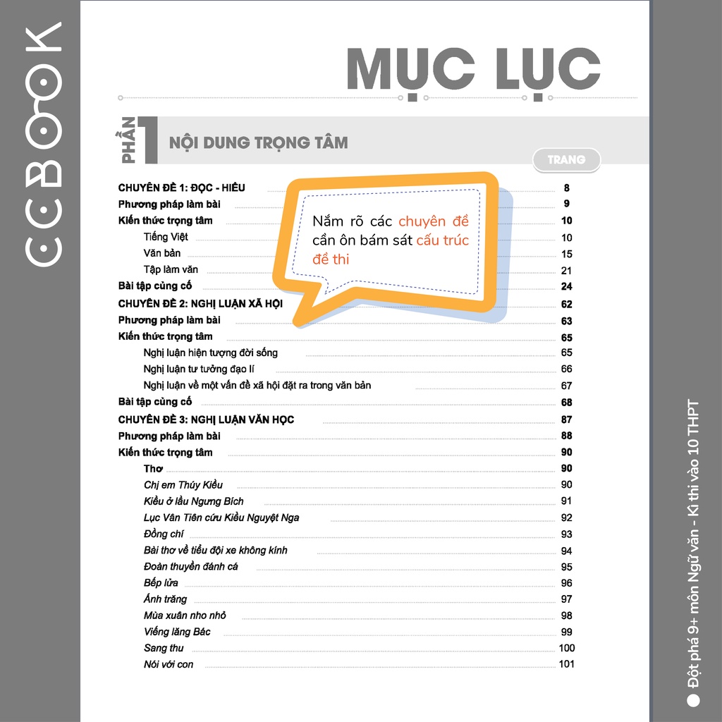 Sách - Đột phá 9+ Ngữ văn kì thi vào lớp 10 THPT - CLASSIC