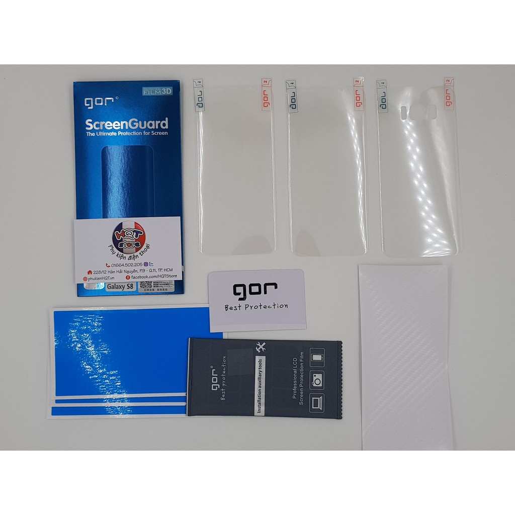 Miếng dán cường lực dẻo full màn hình Gor 6H cho S8 / S8 Plus