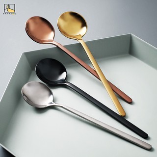 BANFANG Muỗng cà phê inox cán dài đa dụng