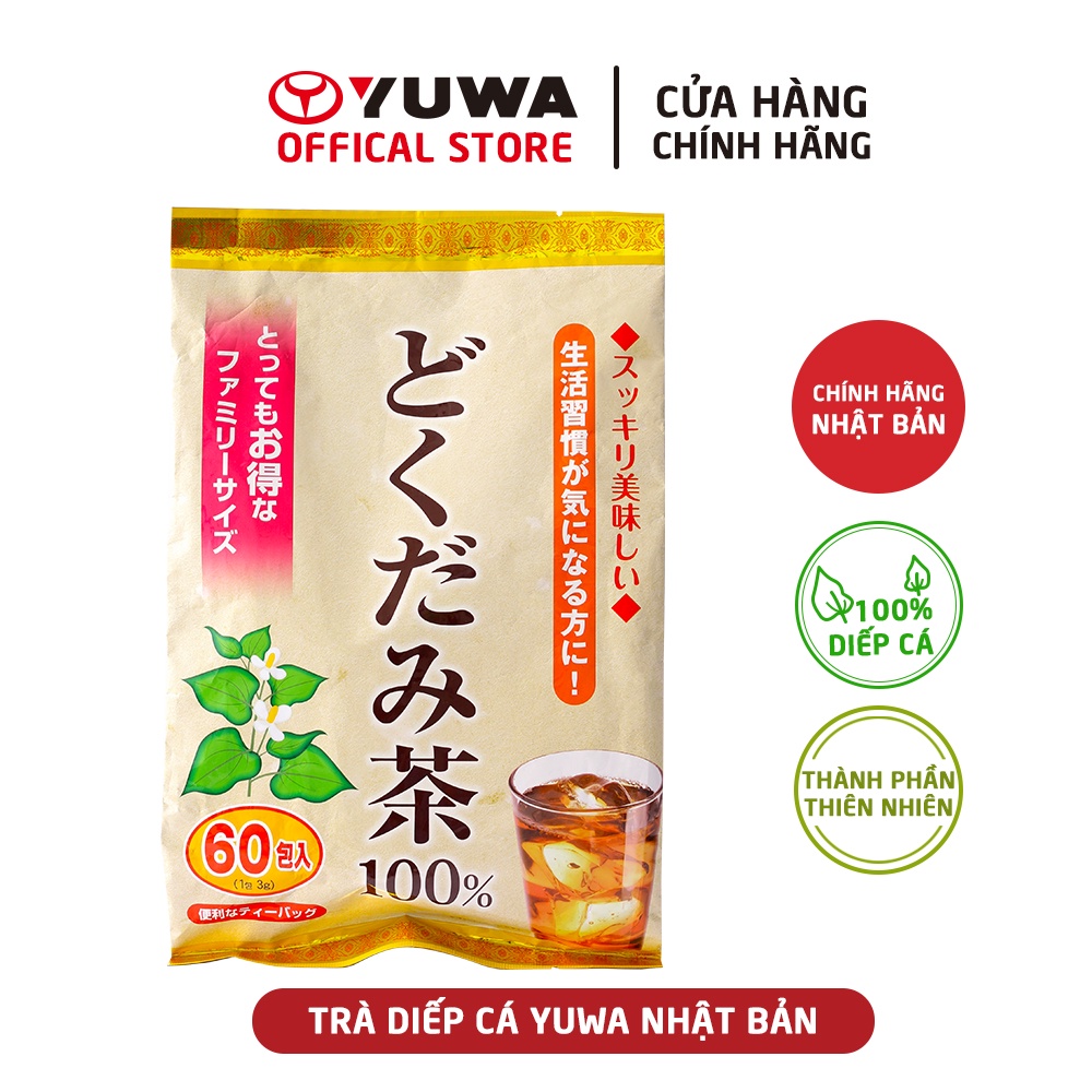 Trà Diếp Cá Yuwa 100% Lá Diếp Cá Giải Nhiệt Yuwa Dokudami Tea 100%