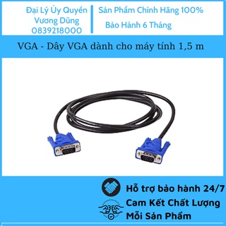 VGA - Dây VGA dành cho máy tính 1,5 m [ Chống nhiễu ]