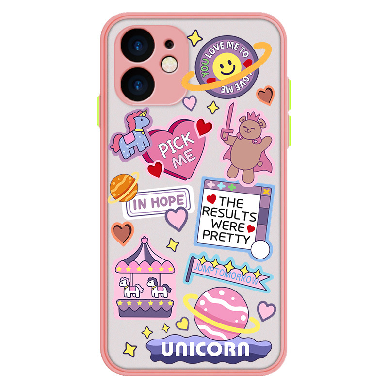 Ốp lưng iphone ốp Điện Thoại Bằng Tpu Trong Suốt Họa Tiết Hoạt Hình Thời Trang Cho Apple Iphone Xs Max Xr 6s 8 7plus 11 Pro 12 Pro Max