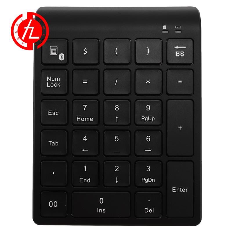 27 Keys Bluetooth Wireless Numeric Keypad For Pc Accounting Tasks