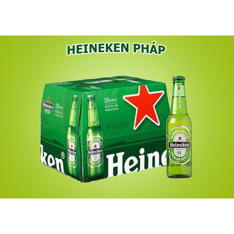 BIA HEINEKEN CHAI PHÁP ( thùng )