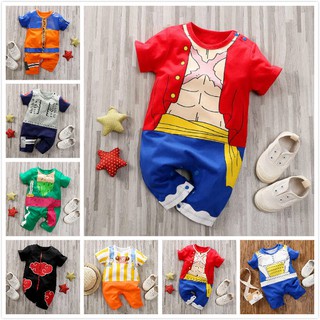 Áo Liền Quần Cho Bé Một Mảnh Bộ Quần Áo Bé Trai Bé Gái Trang Phục Baju Bayi Naruto Rompers Mùa Hè Sơ Sinh Jumpsuit Quần Áo Phù Hợp Với Thời Trang Bé Trai Jumper Tay Ngắn Body
