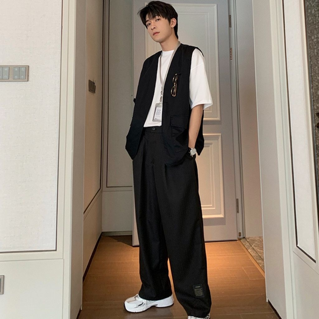 Áo khoác gile kaki nam nữ Mavota áo ghi lê unisex form rộng phong cách Hàn Quốc GILE02