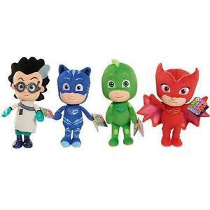 Búp Bê Nhồi Bông PJ Masks 20cm Catboy Gekko Luna Girl Owlette Romeo Đáng Yêu Trang Trí Nhà Cửa