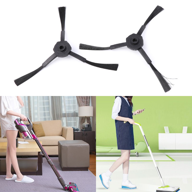 Bộ 2 bản chải 3 đầu dùng thay thế cho máy hút bụi Ecovacs CEN540 CR120 tiện dụng