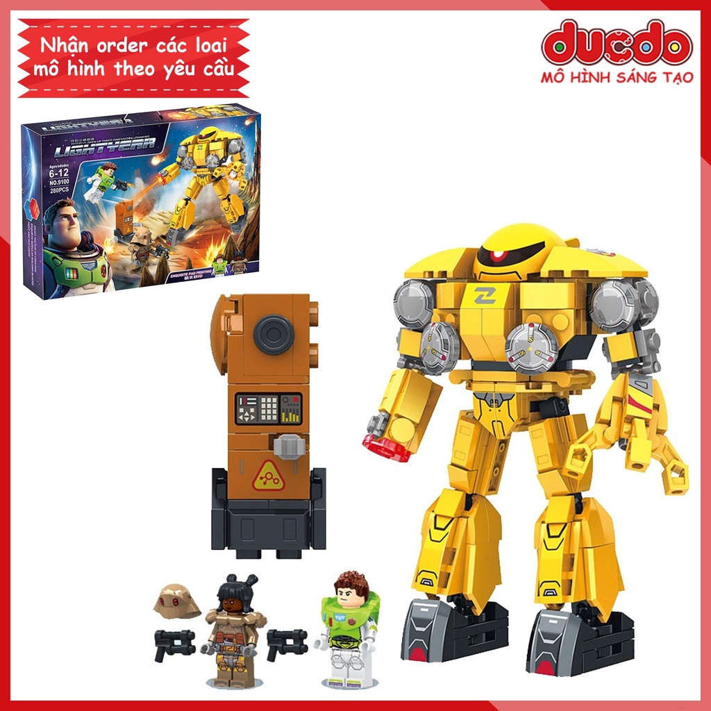 9100 Lắp ghép Cảnh sát vũ trụ Buzz Lightyear - Disney Pixar Toy Story - Đồ chơi Xếp hình Mô hình Minifigures Mini