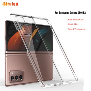 Ốp điện thoại acrylic siêu mỏng thời trang dành cho SAMSUNG GALAXY Z FOLD 2