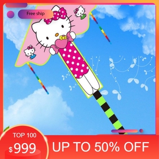 DIỀU - HELLO KIITY NƠ + TẶNG CẦM THẢ DIỀU 150 MÉT DÂY  (SHOP DIỀU GIÁ RẺ)