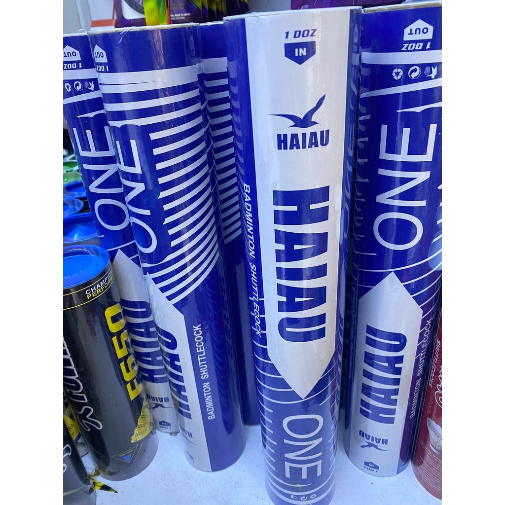 Quả cầu lông GIÁ RẺ NHẤT THỊ TRƯỜNG chính hãng ống cầu lông chất lượng Hải  Âu One 12 quả