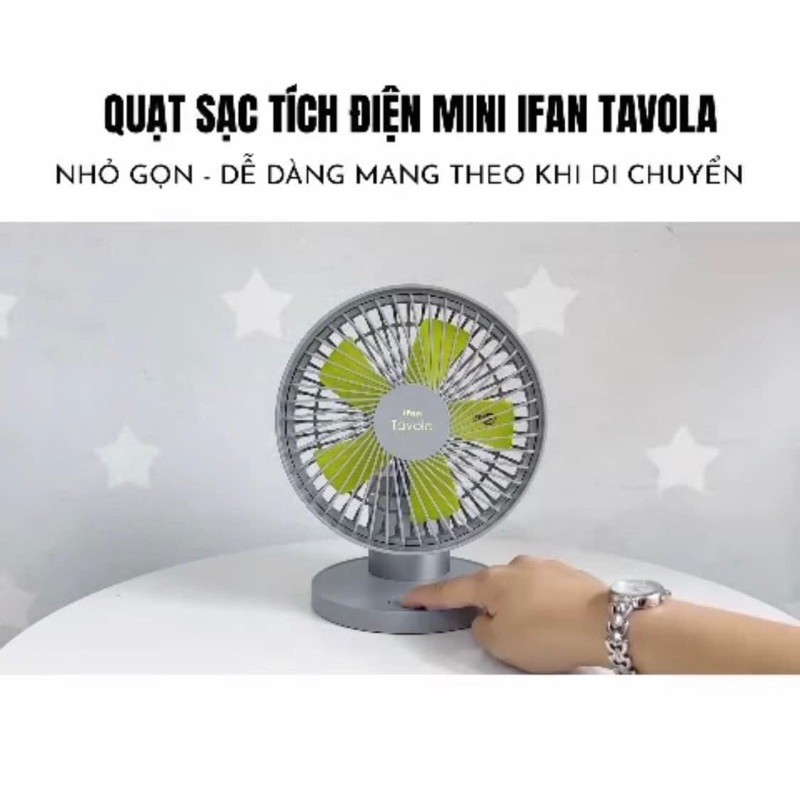 Hàng Nhật Quạt Tích Điện Mini